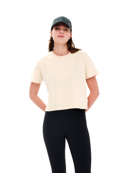 EMERSON ΓΥΝΑΙΚΕΙΟ ΜΟΝΟΧΡΩΜΟ CROP T-SHIRT