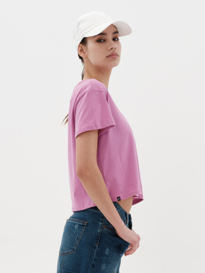 EMERSON SOLID WOMEN’S CROP T-SHIRT