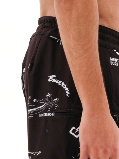 EMERSON ΑΝΔΡΙΚΟ ΕΜΠΡΙΜΕ ΑΝΑΚΥΚΛΩΜΕΝΟ BOARDSHORTS 49cm