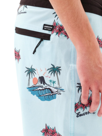EMERSON ΑΝΔΡΙΚΟ ΑΝΑΚΥΚΛΩΜΕΝΟ ΕΜΠΡΙΜΕ BOARDSHORTS 46εκ.