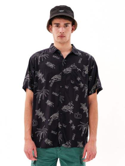 EMERSON MEN'S PRINTED SHORT SLEEVE SHIRT
