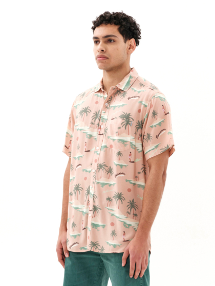 EMERSON MEN'S PRINTED SHORT SLEEVE SHIRT