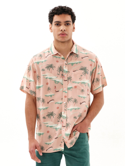 EMERSON MEN'S PRINTED SHORT SLEEVE SHIRT