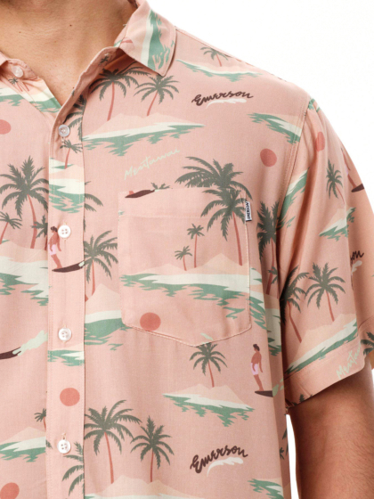 EMERSON MEN'S PRINTED SHORT SLEEVE SHIRT