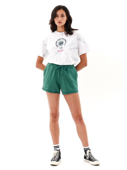 EMERSON WOMEN'S CUT OFF ATHLETIC SWEAT SHORTS WITH SIDE CUTS