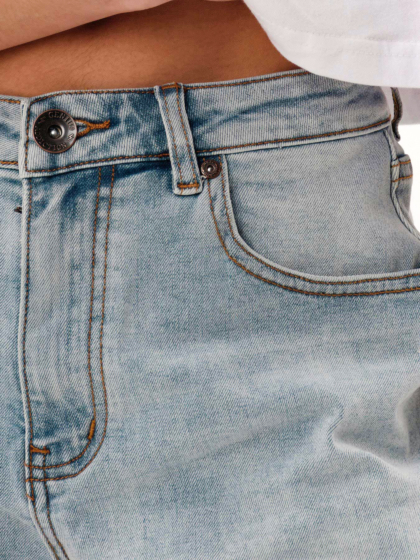 EMERSON ΓΥΝΑΙΚΕΙΟ ΕΛΑΣΤΙΚΟ DENIM ΣΟΡΤΣ