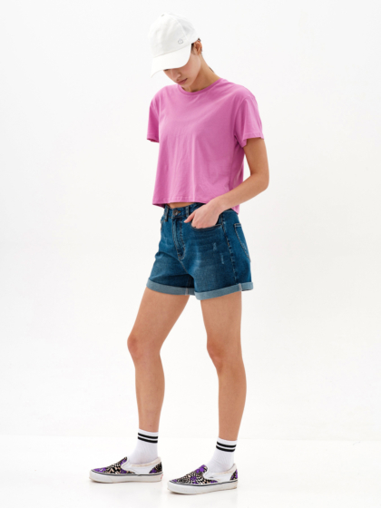 EMERSON ΓΥΝΑΙΚΕΙΟ ΕΛΑΣΤΙΚΟ DENIM ΣΟΡΤΣ
