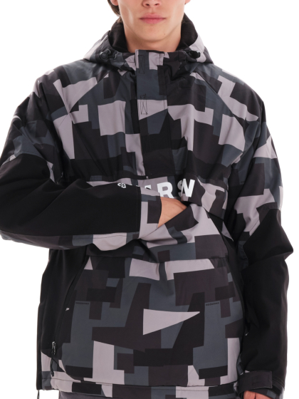 EMERSON MEN’S HOODED PULLOVER JACKET