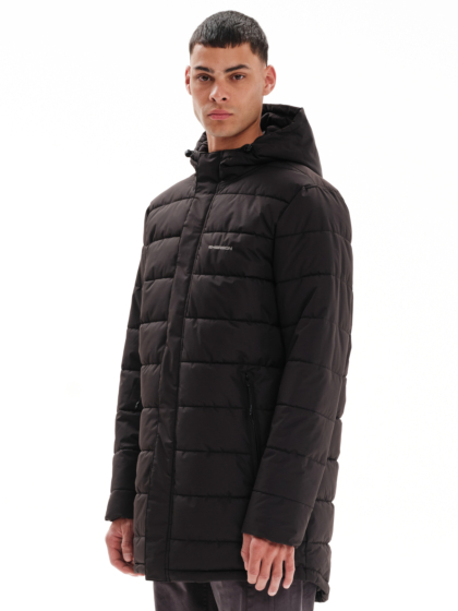 EMERSON MEN’S LONG PUFFER JACKET WITH HOOD