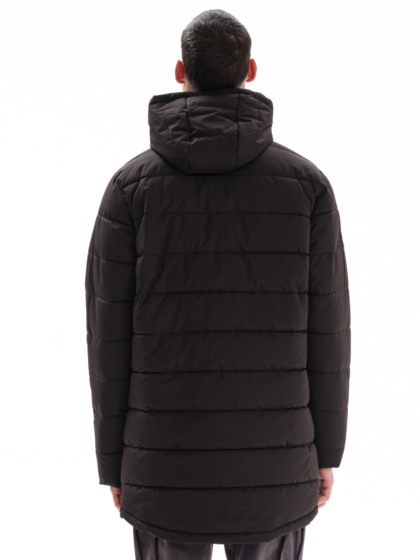 EMERSON MEN’S LONG PUFFER JACKET WITH HOOD