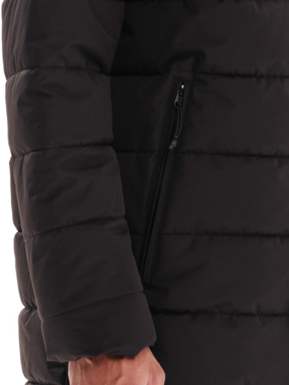 EMERSON MEN’S LONG PUFFER JACKET WITH HOOD