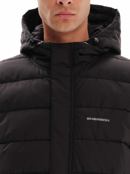 EMERSON MEN’S LONG PUFFER JACKET WITH HOOD