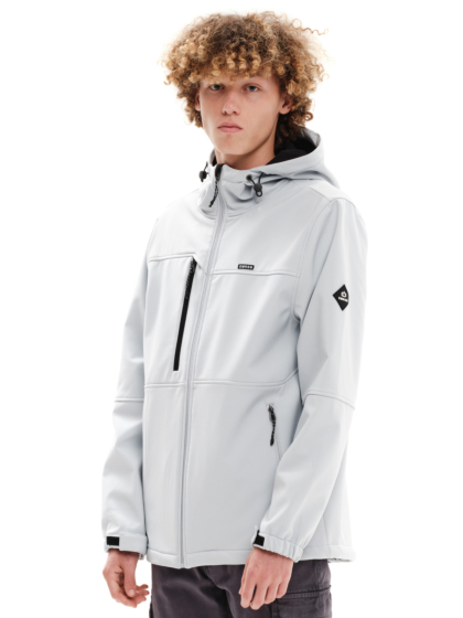 EMERSON MEN’S HOODED BONDED JACKET
