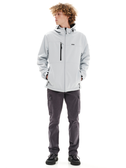 EMERSON MEN’S HOODED BONDED JACKET
