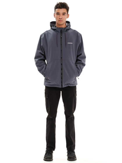 EMERSON MEN’S HOODED BONDED JACKET