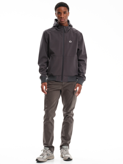 EMERSON MEN’S HOODED BONDED BOMBER JACKET
