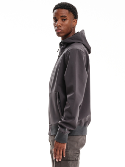 EMERSON MEN’S HOODED BONDED BOMBER JACKET