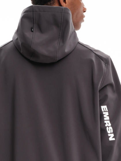 EMERSON MEN’S HOODED BONDED BOMBER JACKET