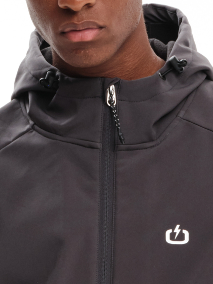 EMERSON MEN’S HOODED BONDED BOMBER JACKET
