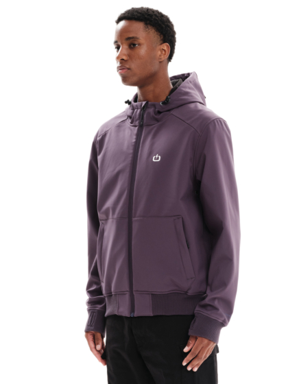 EMERSON MEN’S HOODED BONDED BOMBER JACKET
