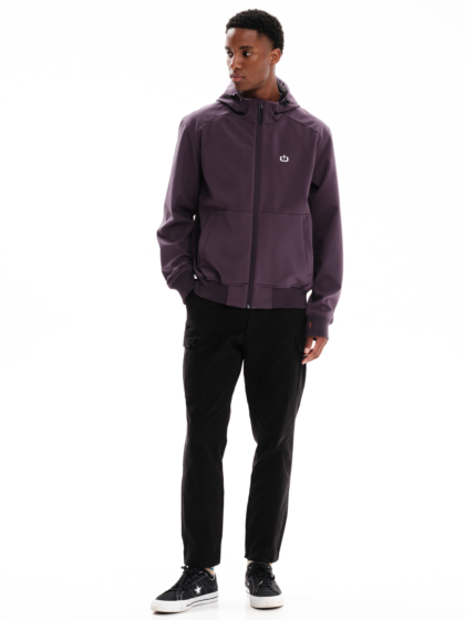 EMERSON MEN’S HOODED BONDED BOMBER JACKET