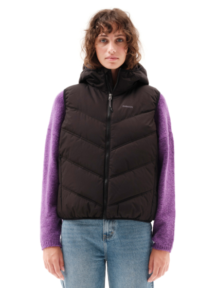 EMERSON WOMEN’S HOODED PUFFER VEST JACKET