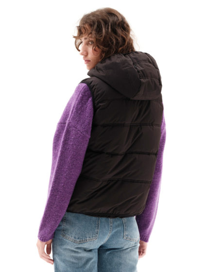 EMERSON WOMEN’S HOODED PUFFER VEST JACKET