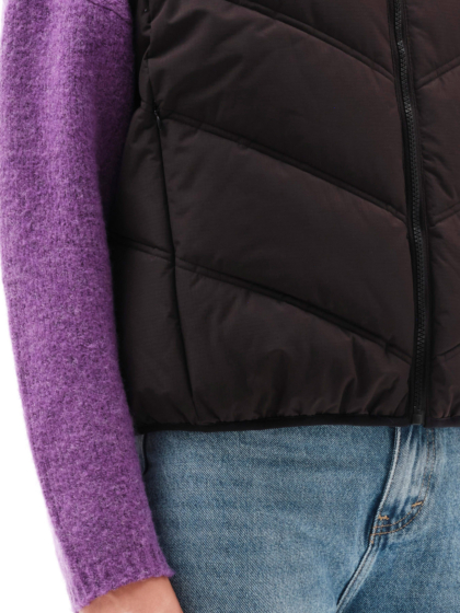 EMERSON WOMEN’S HOODED PUFFER VEST JACKET
