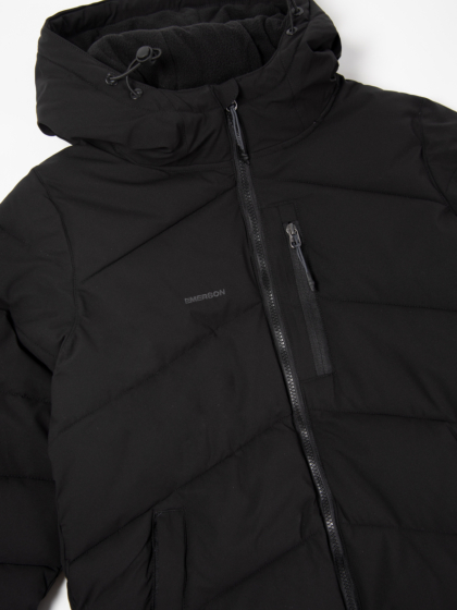 EMERSON WOMEN’S HOODED LONG PUFFER JACKET