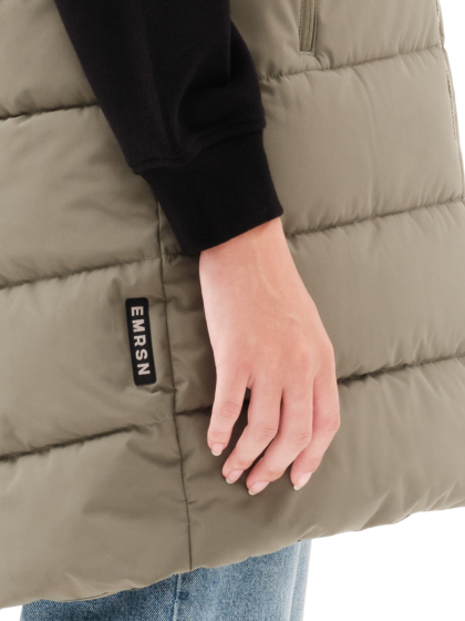 EMERSON ΓΥΝΑΙΚΕΙΟ ΜΑΚΡΥ ΑΜΑΝΙΚΟ ΜΠΟΥΦΑΝ PUFFER 