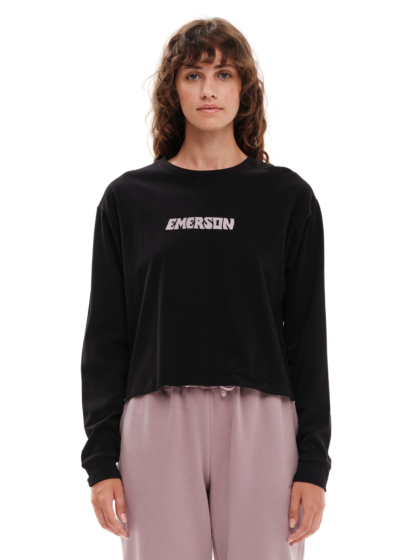 EMERSON ΓΥΝΑΙΚΕΙΑ ΜΑΚΡΥΜΑΝΙΚΗ CROP ΜΠΛΟΥΖΑ