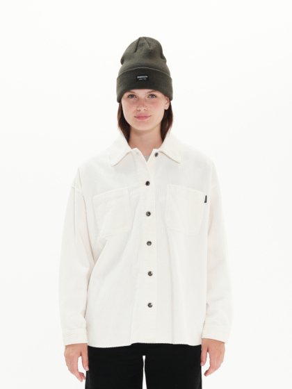 EMERSON WOMEN'S CORDUROY BUTTON DOWN OVERSHIRT