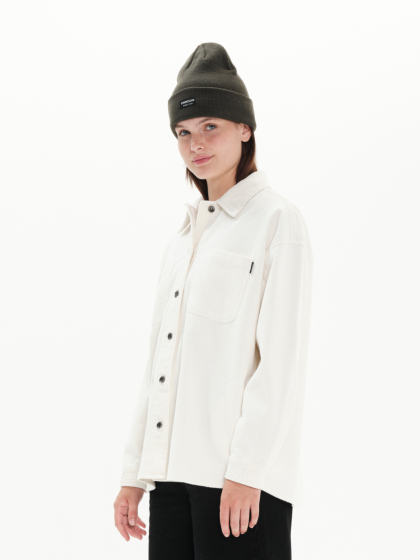EMERSON WOMEN'S CORDUROY BUTTON DOWN OVERSHIRT