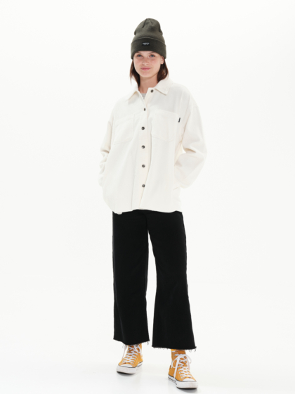 EMERSON WOMEN'S CORDUROY BUTTON DOWN OVERSHIRT