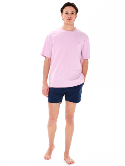 EMERSON ΑΝΔΡΙΚΟ ΜΟΝΟΧΡΩΜΟ ΚΟΝΤΟΜΑΝΙΚΟ T-SHIRT