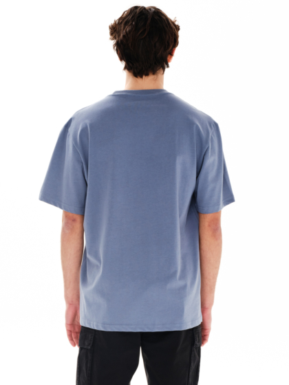 EMERSON ΑΝΔΡΙΚΟ ΜΟΝΟΧΡΩΜΟ ΚΟΝΤΟΜΑΝΙΚΟ T-SHIRT