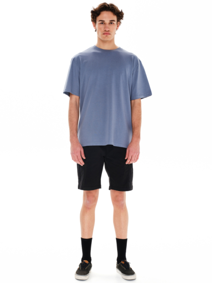 EMERSON ΑΝΔΡΙΚΟ ΜΟΝΟΧΡΩΜΟ ΚΟΝΤΟΜΑΝΙΚΟ T-SHIRT