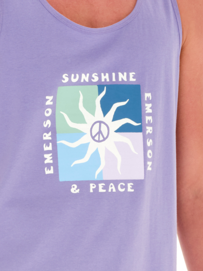 EMERSON SUNSHINE AND PEACE MEN’S TANK