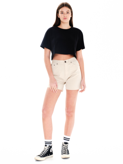 EMERSON SOLID WOMEN’S CROP T-SHIRT