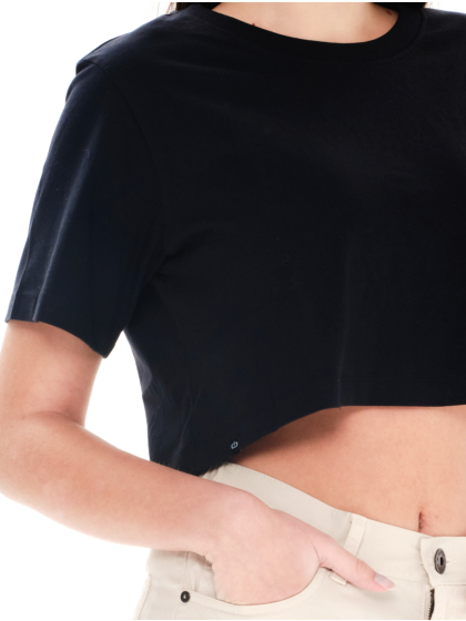 EMERSON SOLID WOMEN’S CROP T-SHIRT