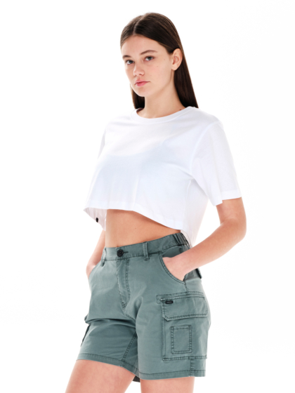 EMERSON SOLID WOMEN’S CROP T-SHIRT
