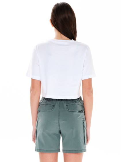 EMERSON SOLID WOMEN’S CROP T-SHIRT