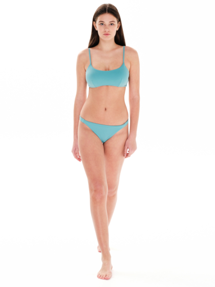 EMERSON RIB SCOOP BRALETTE WOMEN'S BIKINI SET