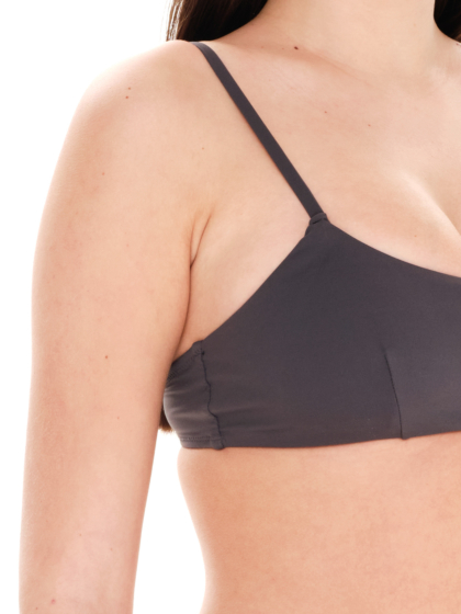 EMERSON RIB SCOOP BRALETTE WOMEN'S BIKINI SET
