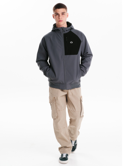 EMERSON MEN’S HOODED BOMBER JACKET