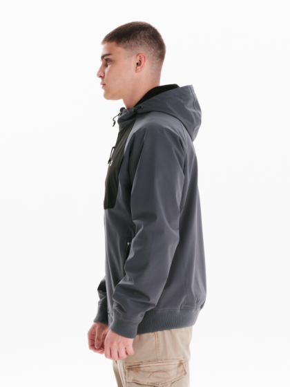 EMERSON MEN’S HOODED BOMBER JACKET