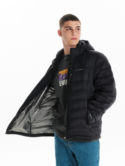 EMERSON MEN’S HOODED DOWN PUFFER JACKET