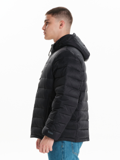 EMERSON MEN’S HOODED DOWN PUFFER JACKET