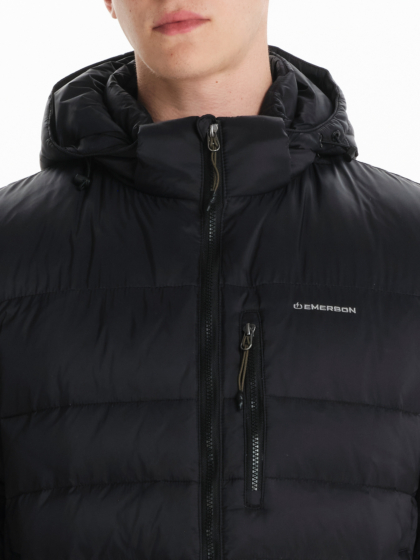 EMERSON MEN’S HOODED DOWN PUFFER JACKET