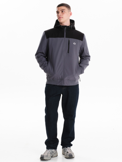 EMERSON MEN’S HOODED BOMBER JACKET